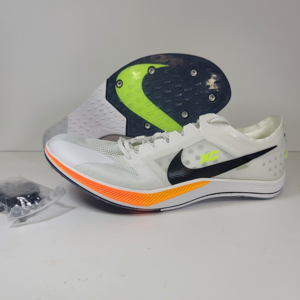 Mens Size 12 Nike Zoomx Dragonfly XC White Black Total Orange DX7992-100 Shoes